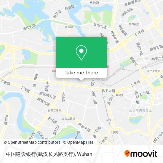 中国建设银行(武汉长风路支行) map