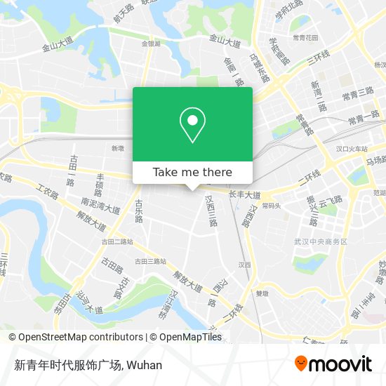 新青年时代服饰广场 map