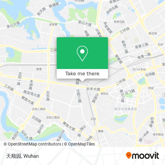 天顺园 map