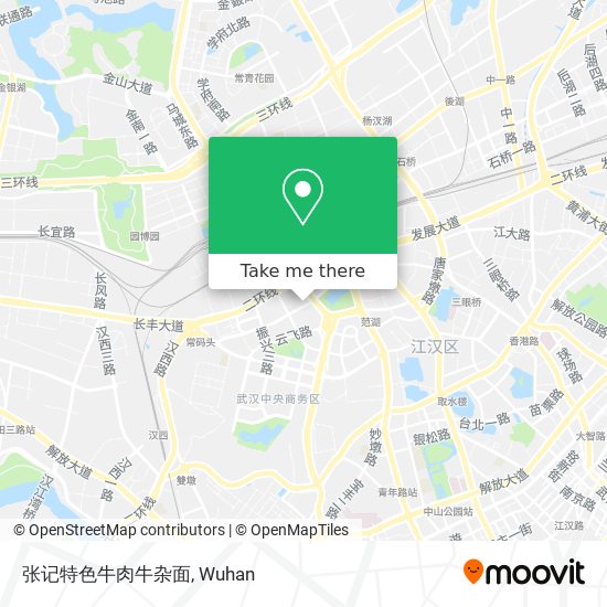 张记特色牛肉牛杂面 map