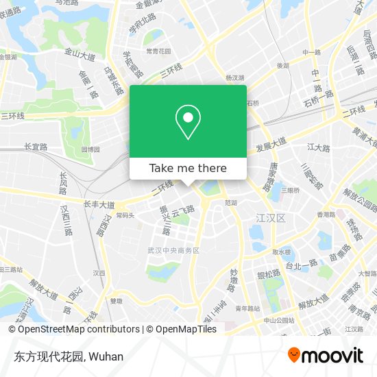 东方现代花园 map