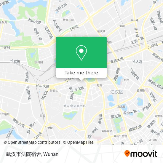 武汉市法院宿舍 map