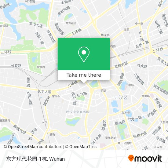 东方现代花园-1栋 map
