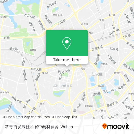常青街发展社区省中药材宿舍 map