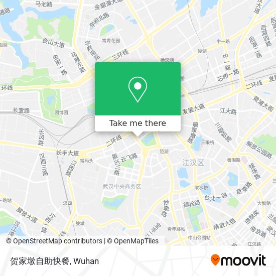 贺家墩自助快餐 map