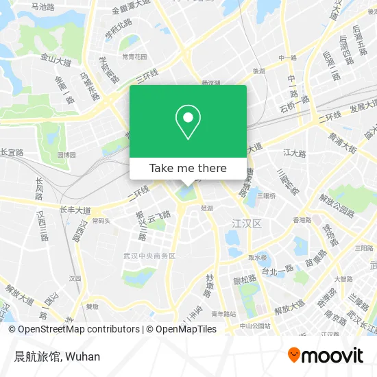 晨航旅馆 map