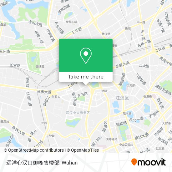 远洋心汉口御峰售楼部 map