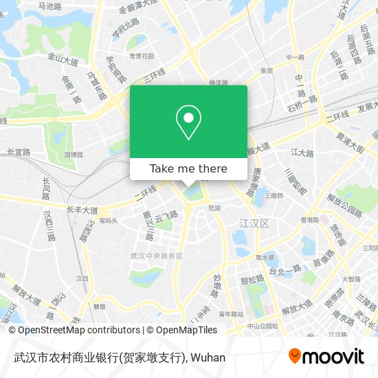 武汉市农村商业银行(贺家墩支行) map