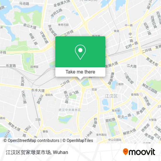 江汉区贺家墩菜市场 map