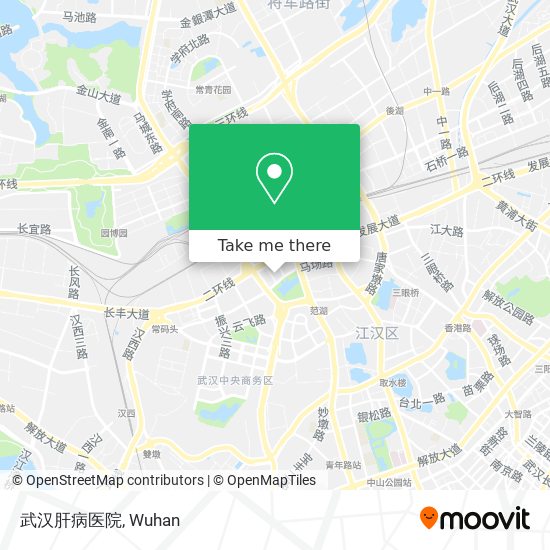 武汉肝病医院 map