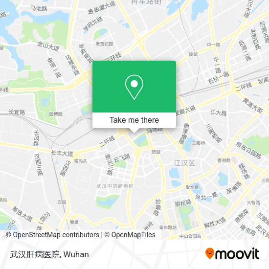 武汉肝病医院 map