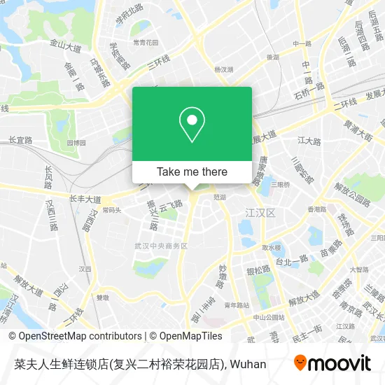 菜夫人生鲜连锁店(复兴二村裕荣花园店) map