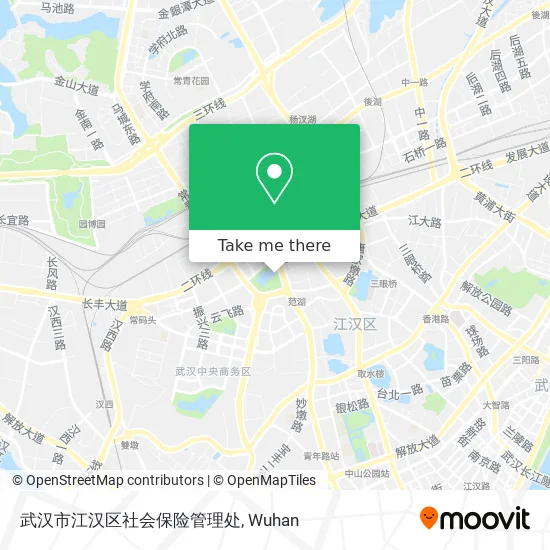 武汉市江汉区社会保险管理处 map