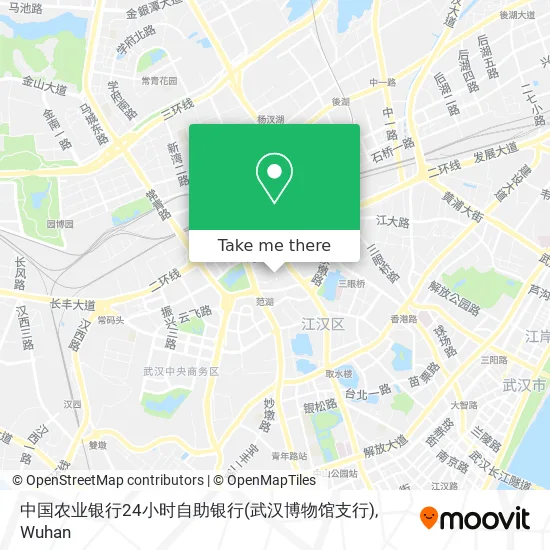 中国农业银行24小时自助银行(武汉博物馆支行) map
