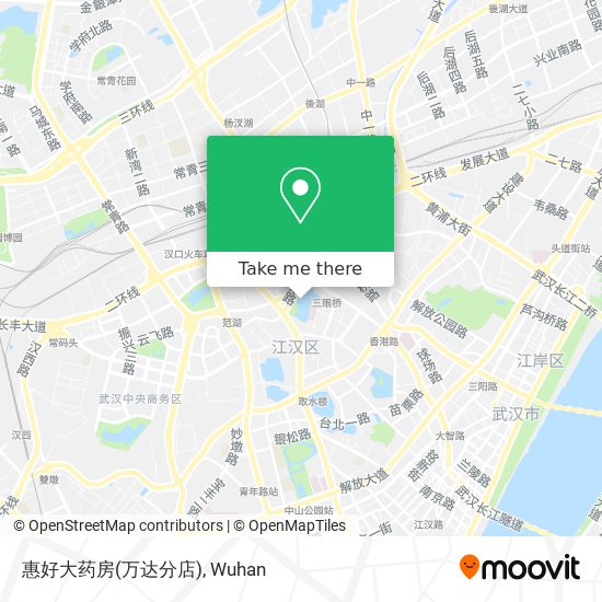 惠好大药房(万达分店) map