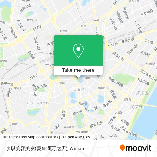 永琪美容美发(菱角湖万达店) map