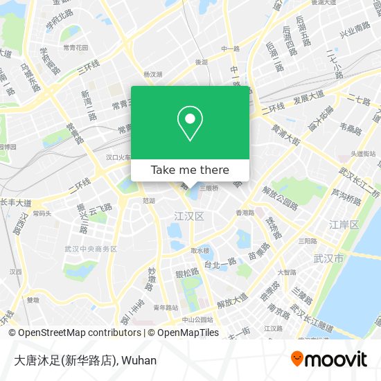 大唐沐足(新华路店) map