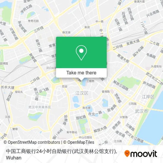 中国工商银行24小时自助银行(武汉美林公馆支行) map