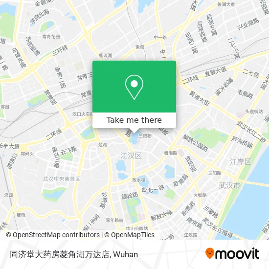 同济堂大药房菱角湖万达店 map