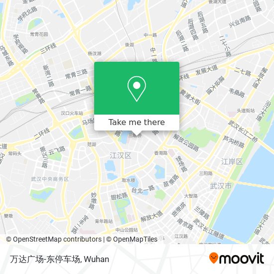 万达广场-东停车场 map