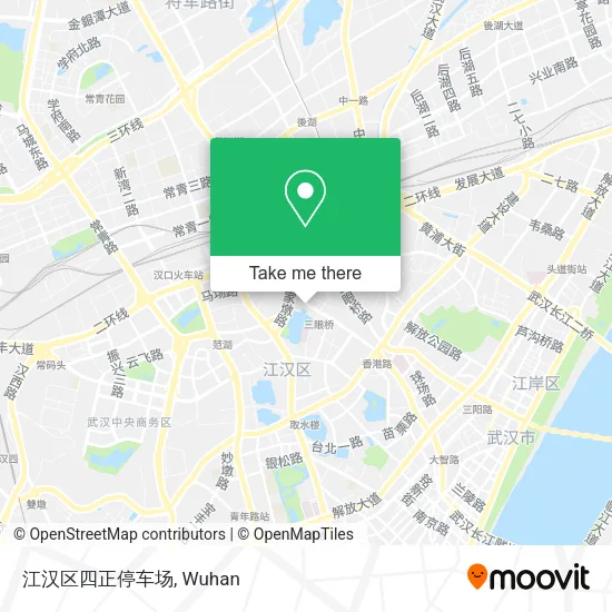 江汉区四正停车场 map