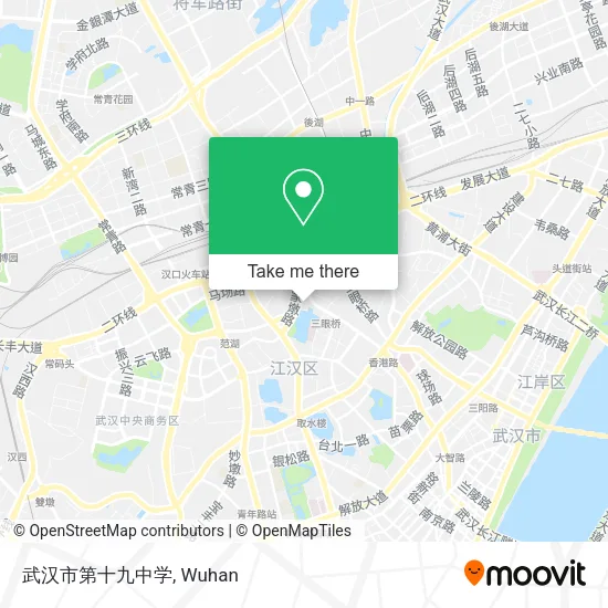 武汉市第十九中学 map