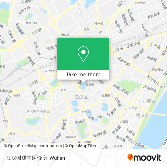 江汉谢珺中医诊所 map