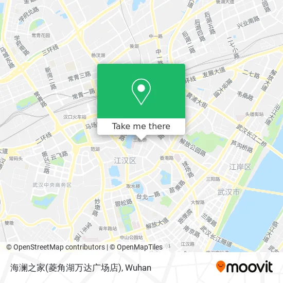 海澜之家(菱角湖万达广场店) map