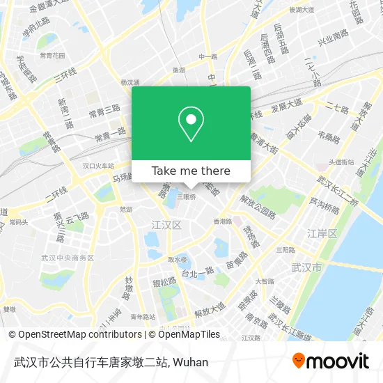 武汉市公共自行车唐家墩二站 map