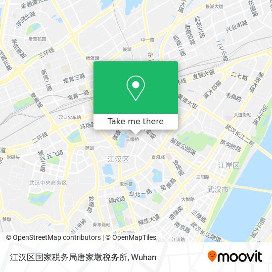 江汉区国家税务局唐家墩税务所 map