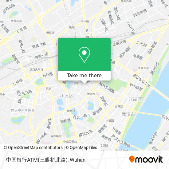 中国银行ATM(三眼桥北路) map