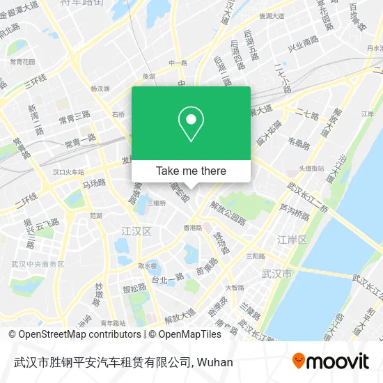 武汉市胜钢平安汽车租赁有限公司 map