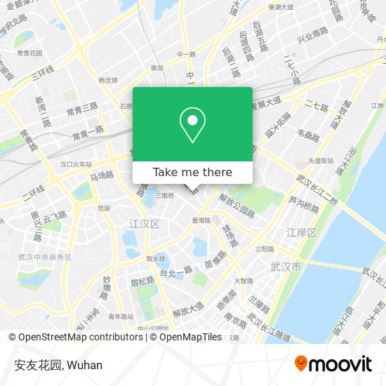 安友花园 map
