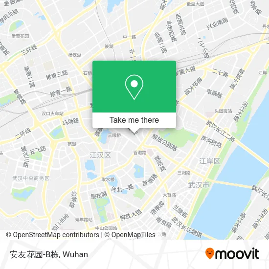 安友花园-B栋 map