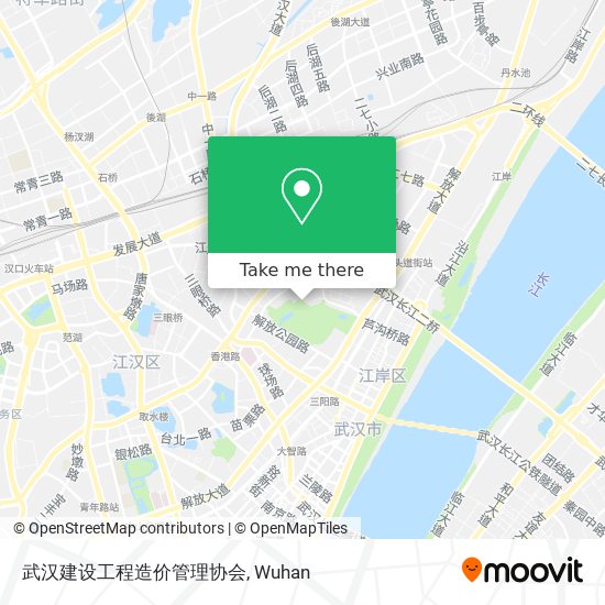 武汉建设工程造价管理协会 map