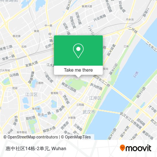 惠中社区14栋-2单元 map