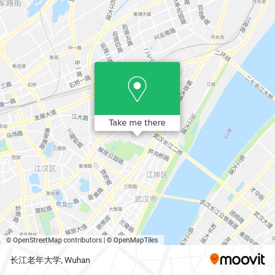 长江老年大学 map