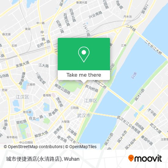 城市便捷酒店(永清路店) map