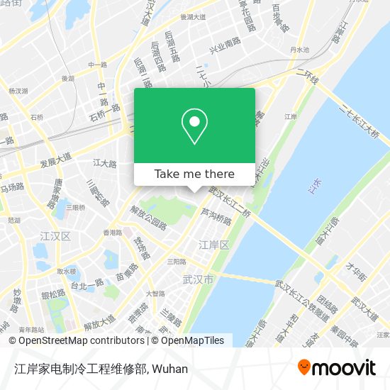 江岸家电制冷工程维修部 map
