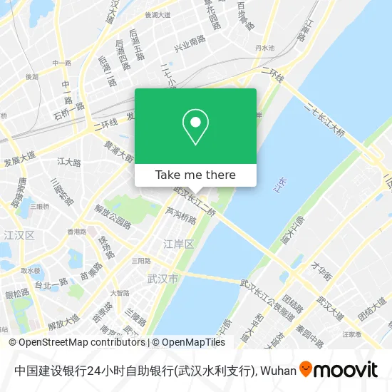 中国建设银行24小时自助银行(武汉水利支行) map