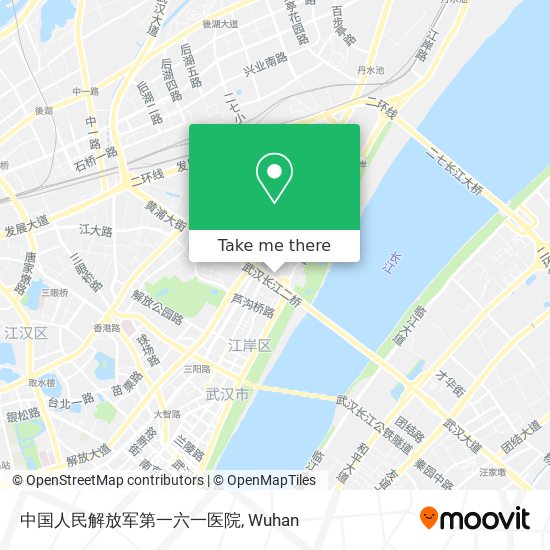 中国人民解放军第一六一医院 map