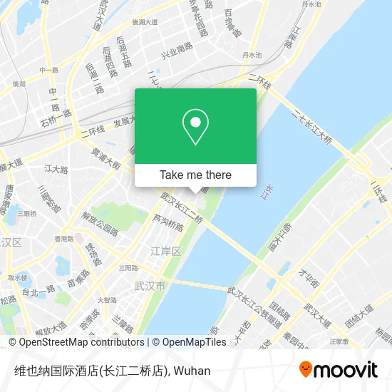 维也纳国际酒店(长江二桥店) map