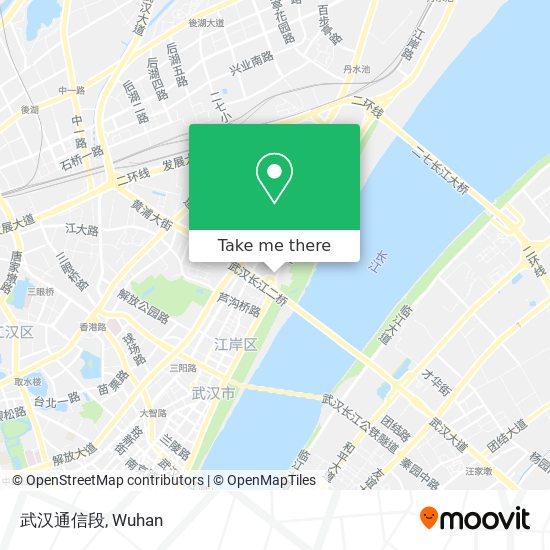 武汉通信段 map
