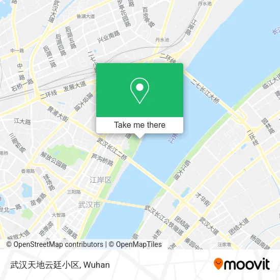 武汉天地云廷小区 map