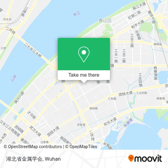 湖北省金属学会 map
