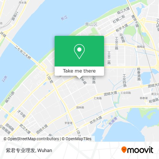 紫君专业理发 map