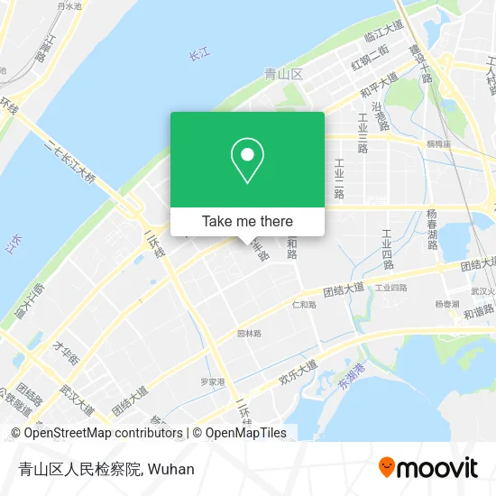 青山区人民检察院 map