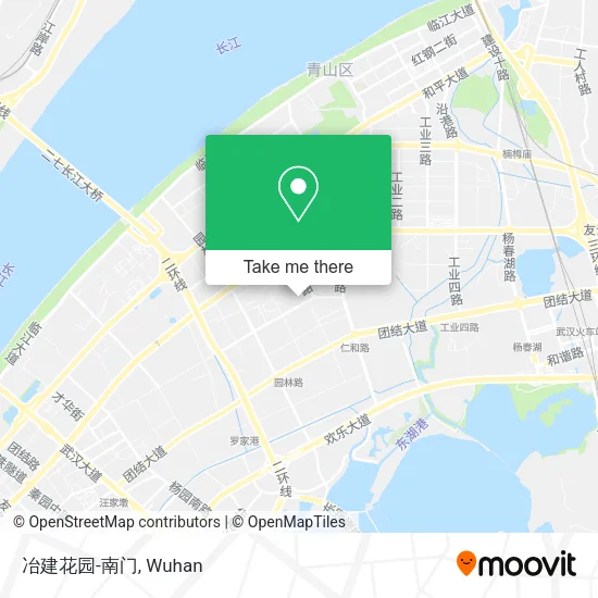 冶建花园-南门 map