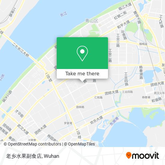 老乡水果副食店 map
