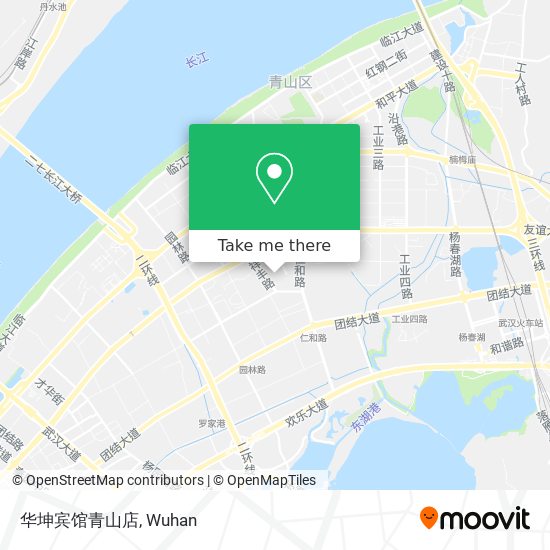 华坤宾馆青山店 map